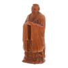 Cabilock Confucius Statue Unique Boxwood Craft Elegant Desktop Decoration and Stable Table Ornament Fine Carving for Home Office view 1