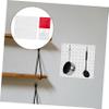 GLEAVI 2pcs Punch Pegboard Wall Storage Racks Accessories for Home Organization Kitchen Bathroom Design Easy to Install view 3