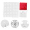 GLEAVI 2pcs Punch Pegboard Wall Storage Racks Accessories for Home Organization Kitchen Bathroom Design Easy to Install view 4