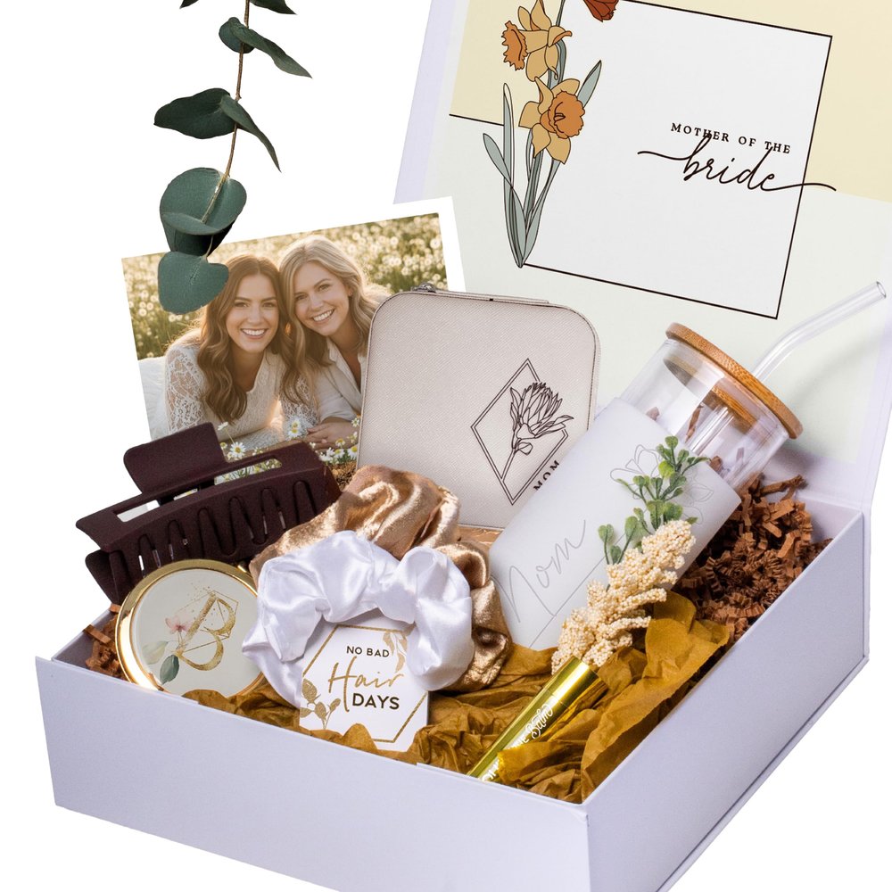 Personalized Will You be My Bridesmaid Gift Box - Will You Be My Maid of Honor Proposal Box, Matron of Honor Proposal or Custom Jr Bridesmaid Gift Set | White, Engraved Tumbler, Jewelry Box (BE1)