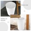 Amosfun Swing Lid Trash Can Large Kitchen Trash Can with Lid Recycling Bin for Bathroom Laundry view 4