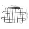 PRETYZOOM Wall-Mounted Soap Holder No Drilling Bar Soap Dish with Drainage Design for Bathroom and Kitchen Heavy Duty Construction Space-Saving and Easy Installation Black view 4