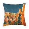 Utah Canyon Nature Minimalist Art Throw Pillow view 1