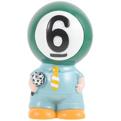 SHINEOFI Billiard Crafts Decor Creative Ornament for Billiard Hall Stylish Desktop Decoration Competition Prize Fun for Pool Enthusiasts Unique Home Decor