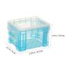 STOBOK 6pcs Box Plastic Storage Bins with Lids Small Size Small Plastic Storage Containers Handicrafts Storage Case Cosmetics Storage Small Plastic Container Pp Plastic Mini Organizer view 2