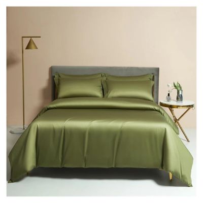 QuKan Bed, Luxury Bedding Set 1000TC Egyptian Cotton Bed Linens Twin Quilt Duvet Cover Pillowcase King Size Flat Sheet, MM-102