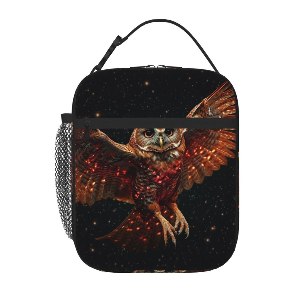 ANIUBI Lunch Bag Lunch Box for Women Men Insulated Lunch bag Flying Owl Lunch Tote Bags for Work Office