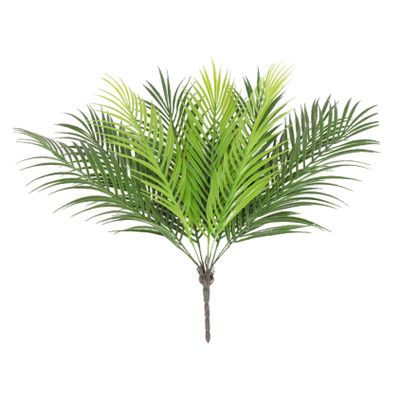 ABOOFAN 2pcs Imitation Plants Simulation Sago Cycas Decor Home Fake Sago Cycas Leaf Indoor Plants Decor Artificial Plant Adornment Fake Plants Garden Home Decor Plastic Sago Cycas Leaf, 50X20CM