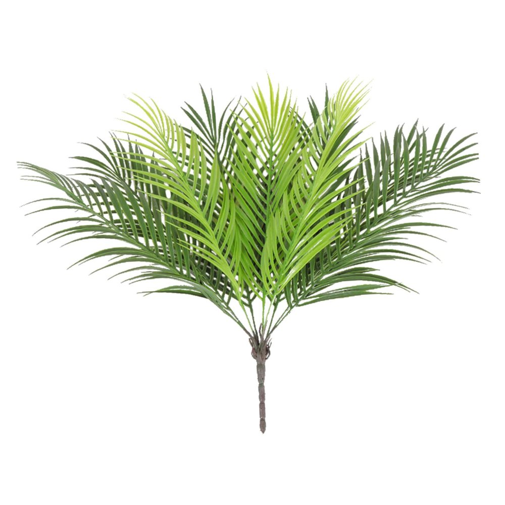ABOOFAN 2pcs Imitation Plants Simulation Sago Cycas Decor Home Fake Sago Cycas Leaf Indoor Plants Decor Artificial Plant Adornment Fake Plants Garden Home Decor Plastic Sago Cycas Leaf, 50X20CM