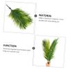 ABOOFAN 2pcs Imitation Plants Simulation Sago Cycas Decor Home Fake Sago Cycas Leaf Indoor Plants Decor Artificial Plant Adornment Fake Plants Garden Home Decor Plastic Sago Cycas Leaf, 50X20CM view 3