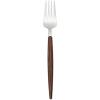 AQIANGJY Dinner Forks Classic Steak Fork Wooden Brown Handle Dinner Forks Salad Forks Elegant Premium Durable Kitchen Restaurant Flatware Forks Dessert Forks view 1