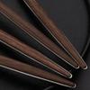 AQIANGJY Dinner Forks Classic Steak Fork Wooden Brown Handle Dinner Forks Salad Forks Elegant Premium Durable Kitchen Restaurant Flatware Forks Dessert Forks view 4