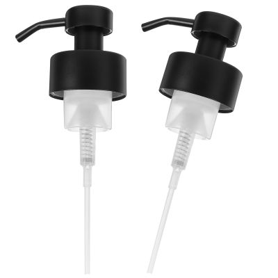 Amosfun Replacement Lotion Bottle Pump Heads for Shampoo Soap Dispenser Pumps 2 Pack 2.64In Stainless Steel Thread for Bathroom Countertop Bottles