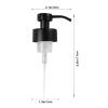 Amosfun Replacement Lotion Bottle Pump Heads for Shampoo Soap Dispenser Pumps 2 Pack 2.64In Stainless Steel Thread for Bathroom Countertop Bottles view 3