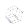 Cabilock Hexagon Storage Rack for Wall Decoration Unique White and Shelves for Living Room Office Dorm Use Functional and Stylish Decorative Organizer view 1