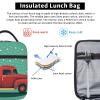 ANIUBI Lunch Bag Lunch Box for Women Men Insulated Lunch bag Christmas Tree on the Car Lunch Tote Bags for Work Office view 4