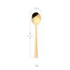 HIDEERPPY Silverware Set, 1/4/6/8/10/12 Pieces Stainless Steel Spoons Household Soup Spoons Long Handle Spoons, Home Flatware Set (Color : GOLDEN, Size : 4Pcs) view 2