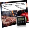 LABRIMP Kitchen Instant Read Meat Thermometer Digital Timer Accurate Food Temperature Gauge for BBQ Oven Grill Cooking Easy Fahrenheit Celsius Conversion Stable Design for Home Use view 3