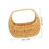 Wedding Flower Girl Basket with Handle, Woven Hand-made Basket view 3