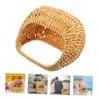 Wedding Flower Girl Basket with Handle, Woven Hand-made Basket view 4