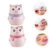 DECHOUS 2pcs Portable Automatic Toothpick Dispenser Box Sturdy Toothpick Holder Dispenser Novelty Pig Theme view 2