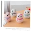 DECHOUS 2pcs Portable Automatic Toothpick Dispenser Box Sturdy Toothpick Holder Dispenser Novelty Pig Theme view 4
