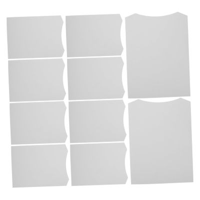 GLEAVI 10pcs Cardboard Shirt Lining Folding Board T-shirt Paperboard Insert for Packaging