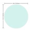 ENNROT 32 Inch Round Tempered Glass Table Top Clear Glass 2/5 Inch Thick Beveled Polished Edge for Coffee Table, End Table,Dining Table view 3