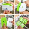 Beaupretty 3-Pack Removable Cleaning Brush Set with Suction Cup for Kitchen Sink Cutlery Fork Chopsticks 4.33X2.36X1.18 Inch Scrubber for Household Cleaning view 4
