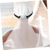 HOOTNEE Bridal Sailor Hat with Veil for Bachelorette Party Eye-catching Wedding Headpiece for Bride Stylish Beach Party Accessory Unique Charm and Elegance view 2