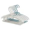 ABOOFAN 10pcs Telescopic Hanger Clothes Hanger Organizer Children Retractable Clothes Hanger Children Clothes Hanger Clothes Hanger Retractable Clothes Hanger, 28x17cm, Blue White view 1