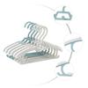 ABOOFAN 10pcs Telescopic Hanger Clothes Hanger Organizer Children Retractable Clothes Hanger Children Clothes Hanger Clothes Hanger Retractable Clothes Hanger, 28x17cm, Blue White view 2