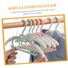 ABOOFAN 10pcs Telescopic Hanger Clothes Hanger Organizer Children Retractable Clothes Hanger Children Clothes Hanger Clothes Hanger Retractable Clothes Hanger, 28x17cm, Blue White view 4