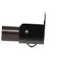 HOOTNEE 4pcs Closet Pole Flange Holders Iron Closet Rod Bracket for Wardrobe Bathroom Laundry Room Easy Installation Black Flange Socket view 2