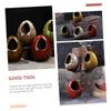 Cabilock 4pcs Japanese Style -Shaped Flower Containers Decorative Sushi Plate Decor for Dining Table Easy to Clean for Weddings and Events view 2