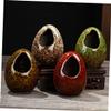 Cabilock 4pcs Japanese Style -Shaped Flower Containers Decorative Sushi Plate Decor for Dining Table Easy to Clean for Weddings and Events view 3