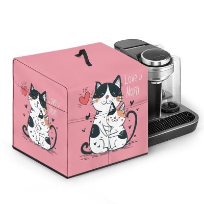 Annejudy Cute Cats Print Cocktail Maker Machine Dust Cover Water Proof Foldable Cocktail Hood Cocktail Machine Cover for Premium Cocktail Machine Fits Most Cocktail Machines for Mom