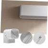 Homoyoyo 90degree Wall Duct Cover for Air Conditioners Vertical Bend Fitting Versatile Duct Cover for Home Office and Commercial Use Easy to Install Air Conditioner Accessory view 3