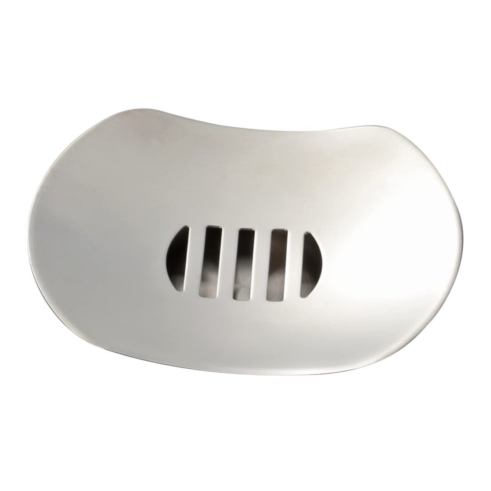 Ciieeo Stainless Steel Soap Dish Flying Saucer Soap Holder Double Layer Draining for Shower Corner
