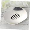 Ciieeo Stainless Steel Soap Dish Flying Saucer Soap Holder Double Layer Draining for Shower Corner view 2