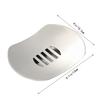 Ciieeo Stainless Steel Soap Dish Flying Saucer Soap Holder Double Layer Draining for Shower Corner view 3