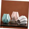 Cabilock 1pc Ceramic Flower Vase Modern Nordic Style Table Centerpiece Decor for Flower Arrangements Unique Adornment for Living Room Bedroom Office view 4