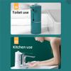 HBNOM Automatic Soap Dispenser 280Ml, Bathroom Soap Dispenser/Kitchen Soap Dispenser, IPX5 Waterproof and Micron-Sized Foam, Touchless and Smart Electric Dispenser,Blue view 3