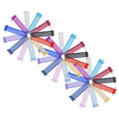 FRCOLOR 50pcs Drawstring Tulle Bags Bulk Organza Mesh Pouches for Gifts Small Decorative Portable Shower Bags