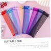 FRCOLOR 50pcs Drawstring Tulle Bags Bulk Organza Mesh Pouches for Gifts Small Decorative Portable Shower Bags view 3