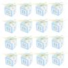 FRCOLOR 50sets Candy Boxes for Shower and Wedding Treats Elegant Gable Design Ribbons and Cards Festive Packaging for Candies and Snacks for Celebrations and Parties view 1
