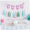 FRCOLOR 50sets Candy Boxes for Shower and Wedding Treats Elegant Gable Design Ribbons and Cards Festive Packaging for Candies and Snacks for Celebrations and Parties view 4