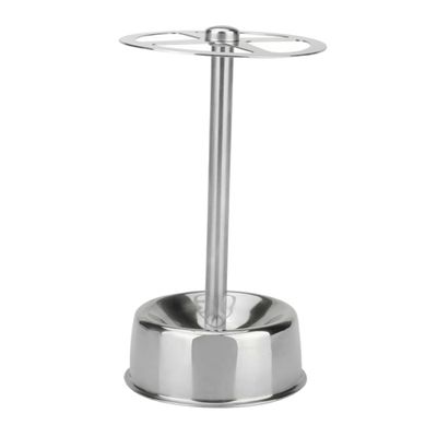 Ciieeo Stainless Steel Multifunctional Organizer Rack Toothbrush Holder Pen Divided Storage for Makeup Brushes Stylish Design for Bathroom Desktop Use
