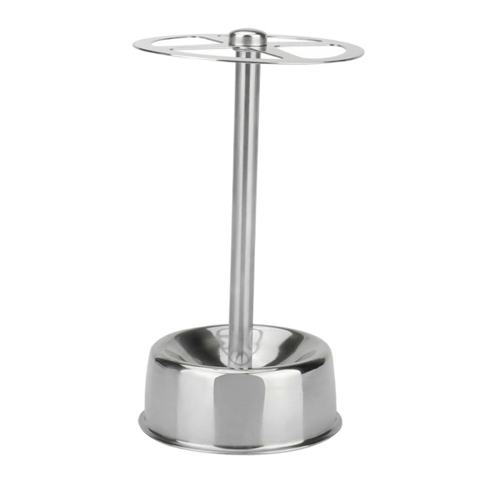 Ciieeo Stainless Steel Multifunctional Organizer Rack Toothbrush Holder Pen Divided Storage for Makeup Brushes Stylish Design for Bathroom Desktop Use