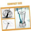 Ciieeo Stainless Steel Multifunctional Organizer Rack Toothbrush Holder Pen Divided Storage for Makeup Brushes Stylish Design for Bathroom Desktop Use view 3